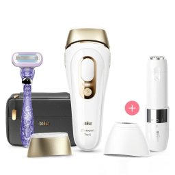 Depiladora IPL Braun Silk-expert Pro 5 PL5149 oro blanco precisión facial cuerpo