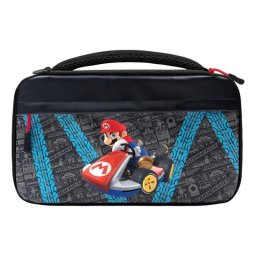 Funda para consola PDP Commuter Glow Mario Kart Drift resistente y con compartimentos extra