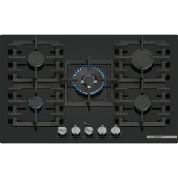 Placa Bosch Serie 6 PPQ7A6I40 gas 5 zonas FlameSelect vidrio templado 75 cm