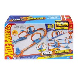 Set de pista y coche Hot Wheels Track Builder JDW39 multicolor plástico 1:64