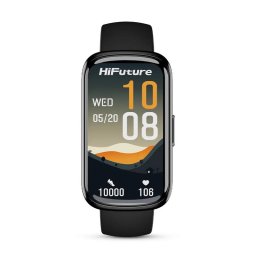 HiFuture EVO 2 Bluetooth 1,47" IPS Negro IP68 Pulsómetro SpO2 Multideporte 7 días