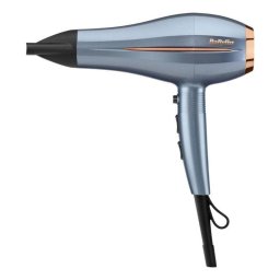 Secador de Pelo BaByliss Denim Luxe Iónico 2200W 3 Modos de Calor Azul Cobre