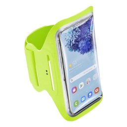 Funda para móvil Cellularline Armband Fitness Holster microfibra cal bolsillo tarjeta para smartphones universales hasta 6.7