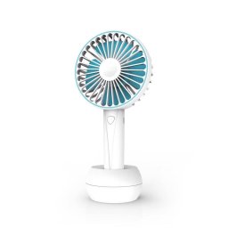 Ventilador de mano SOGO VEN-SS-21445 batería 2000 mAh 3 velocidades azul/blanco