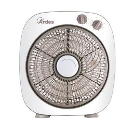 Ventilador Ardes Floor 26 Gris Blanco 26 cm 3 Velocidades Temporizador