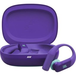 Auriculares JBL Endurance Peak 4 inalámbricos Bluetooth deportivos con micrófono y protección IP68 púrpura