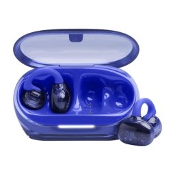 Auriculares JBL Soundgear Clips inalámbricos Bluetooth con Cancelación de Ruido, micrófono y protección IP54, azul