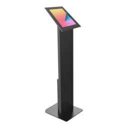 Kimex Soporte De Suelo Universal Para Tablets Apple Y Samsung 12.9''-13'', Negro