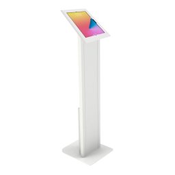 Kimex Soporte De Suelo Universal Para Tablets Apple Y Samsung 12.9''-13'', Blanco