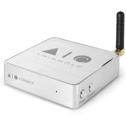 Streamer DAC Triangle Aio C Transmisor Audio Inalámbrico Hi-Fi Wi-Fi Bluetooth Multiroom Plata