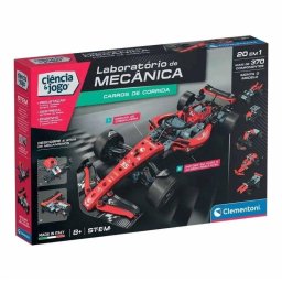 Kit educativo Clementoni Laboratorio de Mecánica Coches de Carreras montaje y aprendizaje
