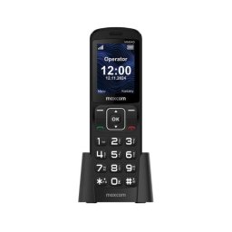 Teléfono Maxcom MM34D 4G Single SIM con VoLTE, pantalla 2,4" y base de carga