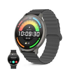 Ksix Core 3 Max Go Smartwatch, Amoled 1.73", Batería 7 Días, Ip68, Caja Aleación Zinc Negra, Correa Silicona Magnética Negra