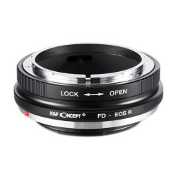 Anillo adaptador K&F Concept Canon FD a Canon RF Montura Manual Enfoque Infinito