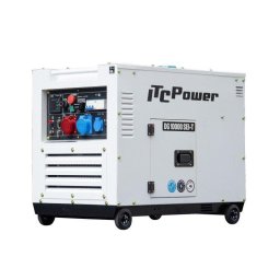 Generador diésel ITCPower DG10000SEi-T inverter trifásico 8,5 kW silencioso