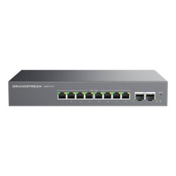 Switch Grandstream GWN7721P 8 Puertos 2,5GbE PoE+ 2 SFP+ 10Gbps Gestión Cloud