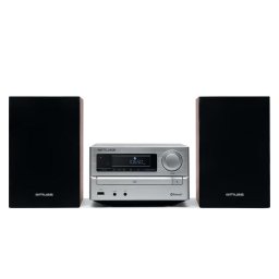 Microcadena Muse M-62 BTS 2x10W RMS Bluetooth 5.0 CD USB FM Plata