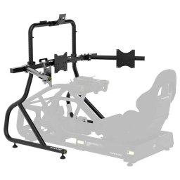 Kit de expansión triple monitor Fanatec CRD-9060003-WW para GT Cockpit, acero negro, soporta 3 pantallas 32-55 pulgadas