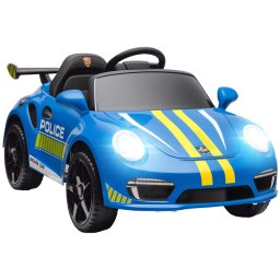 Aiyaplay Coche Eléctrico Para Niños Con Licencia Ruf Ctr 3 Clubsport Sirena Azul