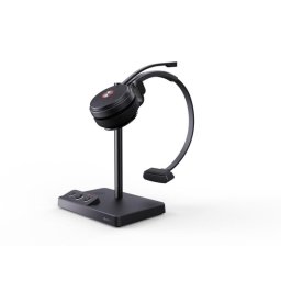 Auriculares Yealink WH62 Mono UC inalámbricos USB para oficina con Cancelación de Ruido negros