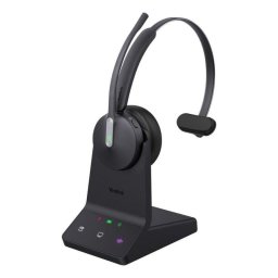 Auriculares Yealink WH64 Mono UC inalámbricos Bluetooth para oficina con cancelación de ruido negros