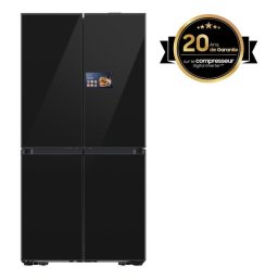 Frigorífico Americano Samsung RM90F67CECEF Total No Frost 185cm 654L E Negro WiFi IA