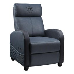 Silla gaming Cougar Ranger Elite terciopelo azul reclinable 135 kg