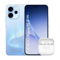 OPPO Reno15 F 5G 8GB 256GB 6.57" Azul Aurora Incluye auriculares
