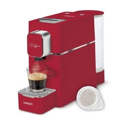 Cafetera de Cápsulas Polti Coffea S15R 0,85L 19 Bares expulsión automática roja