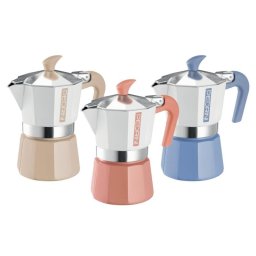Cafetera Italiana Pedrini 02CF168 3 Tazas Aluminio Multicolor