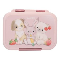 Fiambrera Princess Mimi 0414030 rosa 1L acero inoxidable infantil hermética