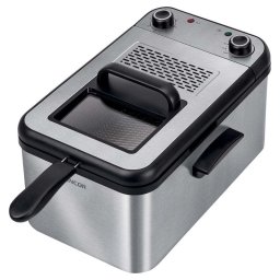 Freidora SENCOR SFR 7200SS 3,2L 2200W Acero Inoxidable con Temporizador y Filtro