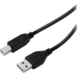 Cable Vivanco VVITUSB30ABMMK USB A a USB B 3 m Negro