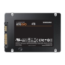 Disco Duro Samsung 870 EVO 4TB SSD 2.5" SATA III 560 MB/s Encriptación AES