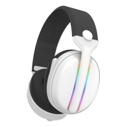 Auriculares Subsonic SA5717-2 inalámbricos y con cable Bluetooth Gaming RGB Virtual 7.1 blancos