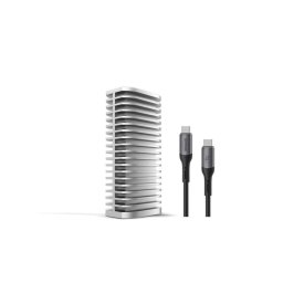 Caja externa SSD Terramaster D1 SSD Pro M.2 NVMe Aluminio Plata USB-C Thunderbolt 5