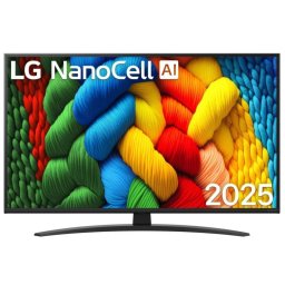 TV LG NanoCell 43NANO81A3A 43" 4K UltraHD 60Hz Smart TV WebOS HDR10 AirPlay2