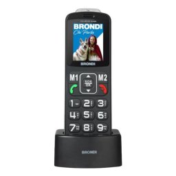 Móvil básico Brondi Amico Flash Dual SIM Bluetooth 2 pulgadas Negro
