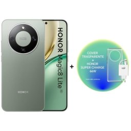 HONOR Magic8 Lite 5G 8GB 512GB 6.79" Verde + Cargador 66W + Funda Transparente