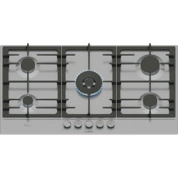 Encimera Bosch Serie 6 PCR9A5I90 gas 5 fuegos acero inoxidable FlameSelect