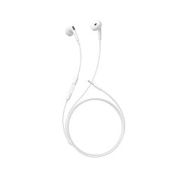 Auriculares Baseus Encok HZ19 con cable Jack 3.5 mm para uso diario con micrófono blancos