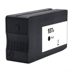 Cartucho de tinta XL negro compatible HP 937e para impresoras HP OfficeJet