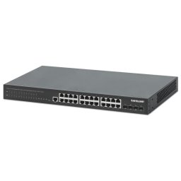 Switch Intellinet 561846 24 Puertos Gigabit PoE+ 4 SFP+ L2+ Gestionado Rack 1U