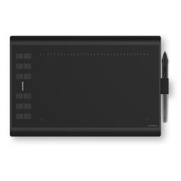 Tableta gráfica Huion H1060P 5080 LPI 250x160 mm 8192 niveles 12 teclas USB