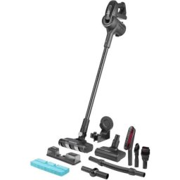 Aspiradora sin Cable Sencor SVC 8776BK 400W 50min Filtro HEPA Mascotas Fregona Negro