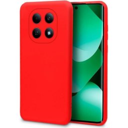Funda para móvil Cool Carcasa Silicona Roja Antigolpes Flexible para Xiaomi Redmi Note 15