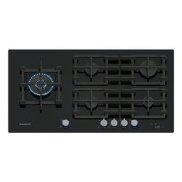 Encimera de gas Siemens iQ700 ER9A6SH40 5 zonas vidrio templado 90 cm