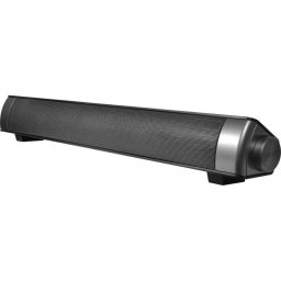 Barra de Sonido Megasat Soundbar I 2.0 12W Alámbrica LED Negra