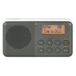 Radio Portátil SANGEAN DPR-64 DAB+ FM LCD Gris Blanco