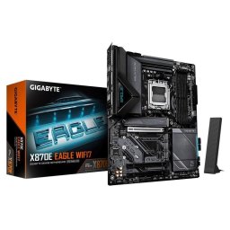 Placa Base GIGABYTE X870E EAGLE WIFI7 AMD X870E AM5 DDR5 ATX WiFi 7 PCIe 5.0 USB4
